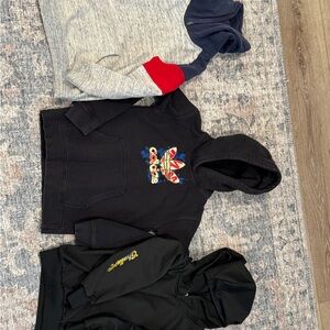 Adidas Kids Black Hoodie